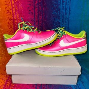Nike | Air Force 1 low | Pink Volt Sneakers 6y 7.5 women’s size